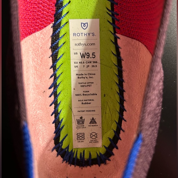 Rothy’s Rare Berry Lattice Stitch Point - Picture 9 of 12